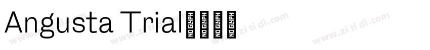 Angusta Trial字体转换